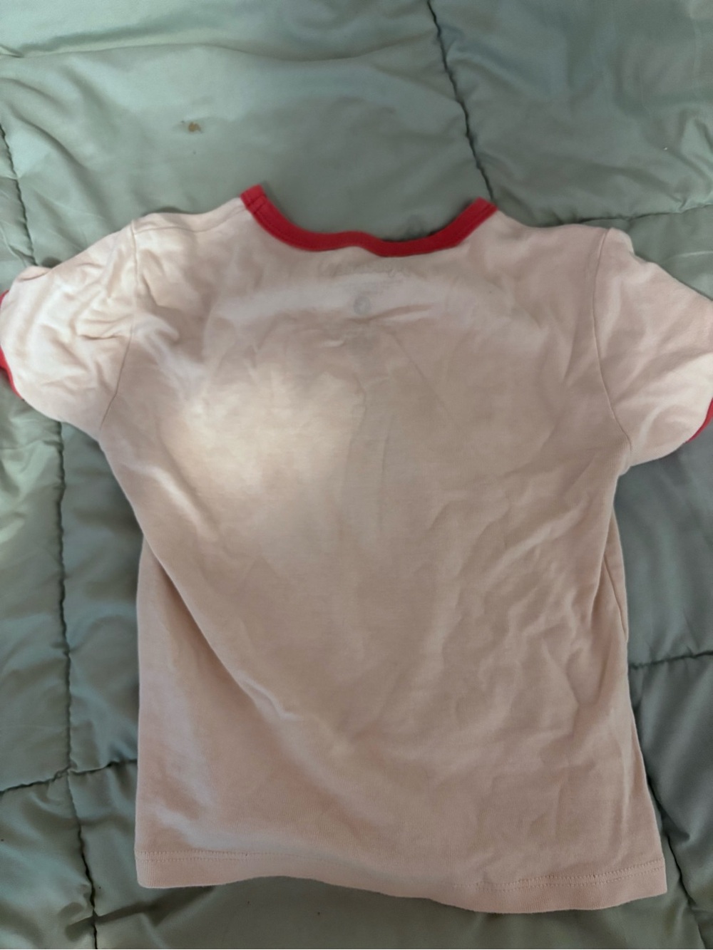 Monchhichi Pink Ringer Crop Top - Picture 3 of 3